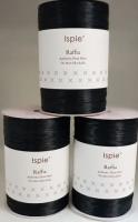 Пряжа Raffia Ispie (126A Black); 100% Вискоза; 120г/250м