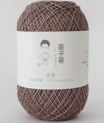 Пряжа Yunfei 05; Состав: лён 100%; 50г / 175м