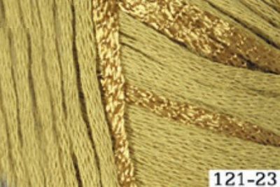 Пряжа Rozetti LUMEN (121-23); Состав: 79% Хлопок, 21% Вискоза; 50 гр / 123 м